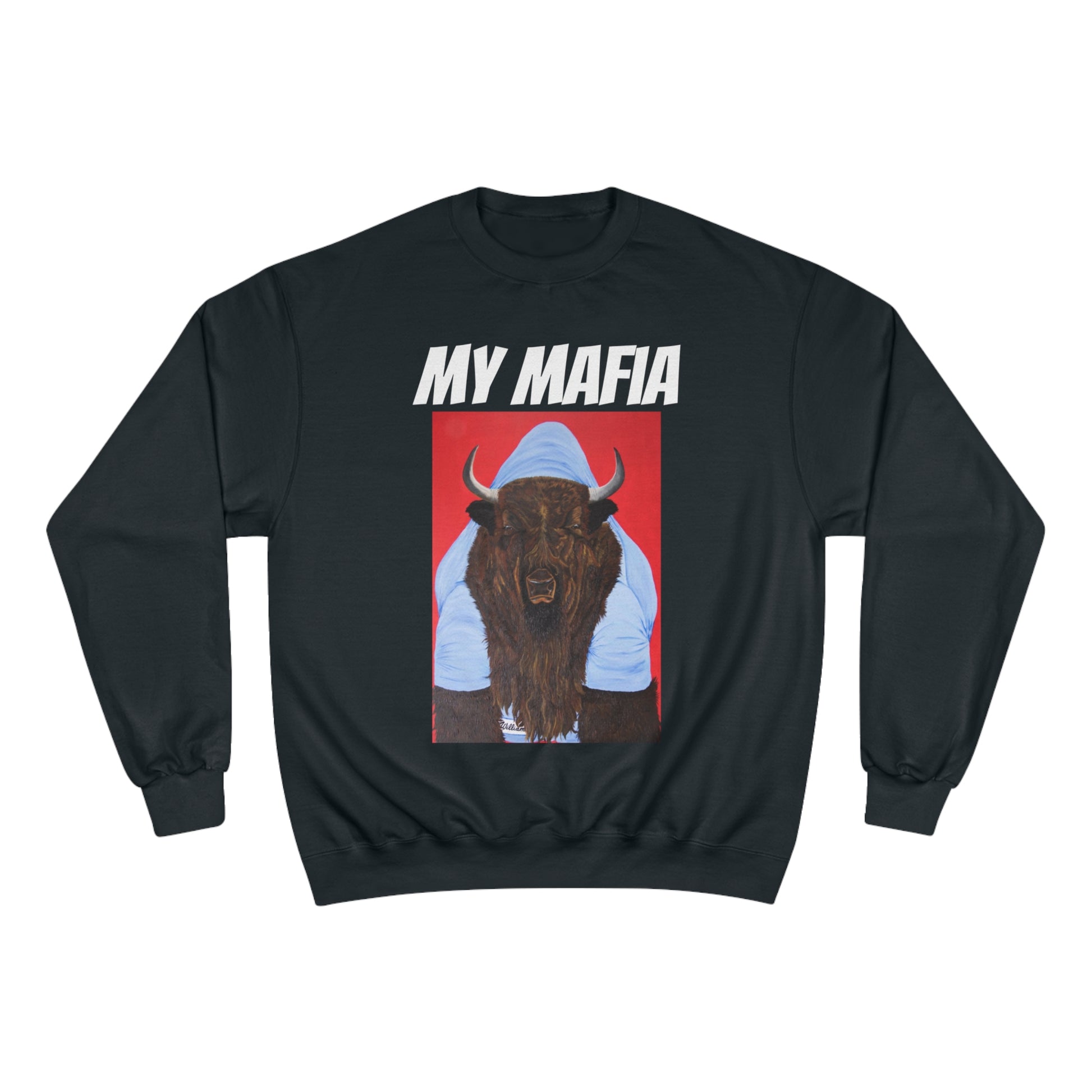 Mafia" Champion Sweatshirt- Papa Buffalo Bill