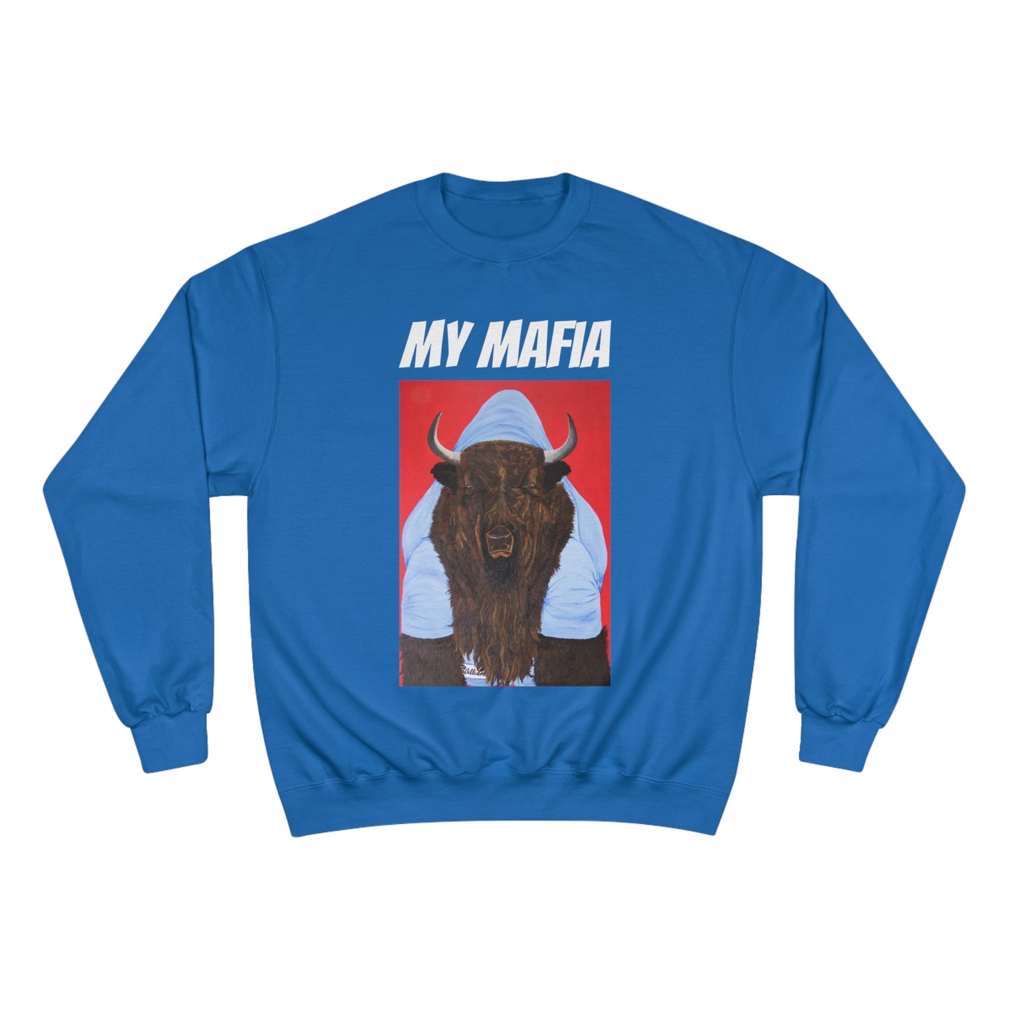 Mafia" Champion Sweatshirt- Papa Buffalo Bill